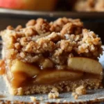 Salted Caramel Apple Crumble Bars Fall Treat
