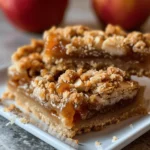 Salted Caramel Apple Crumble Bars Fall Treat