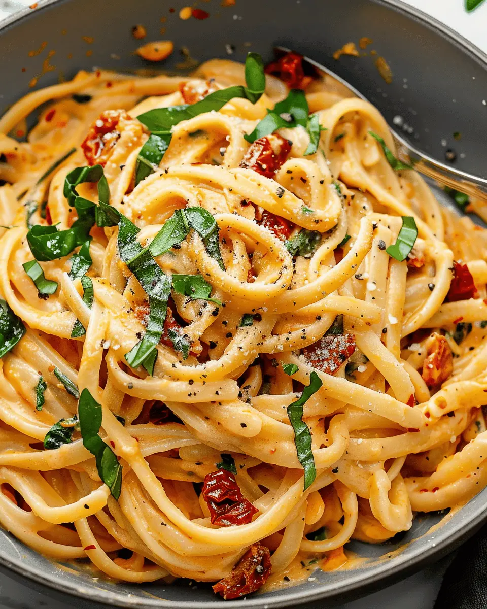Vegan Creamy Sun Dried Tomato Pasta Recipe: Easy Weeknight Delight