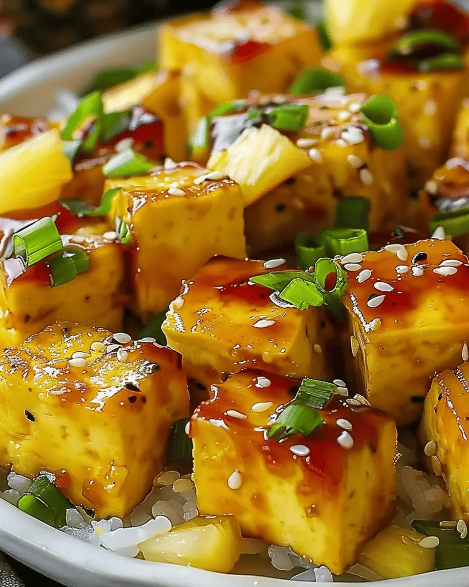 Vegan Pineapple Tofu: Easy and Flavorful Tropical Delight