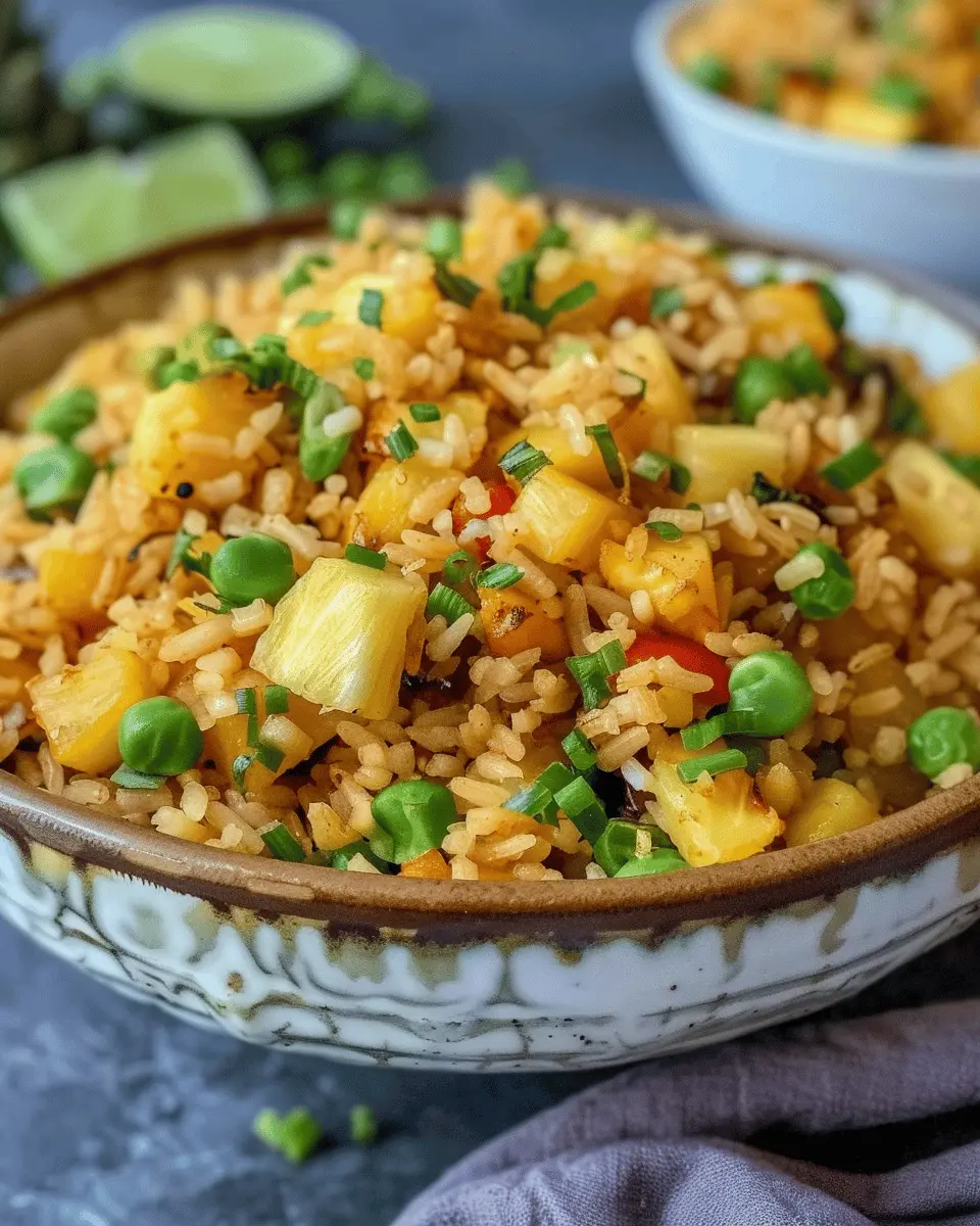 Vegetarian Pineapple Fried Rice: A Flavorful Easy Recipe for All