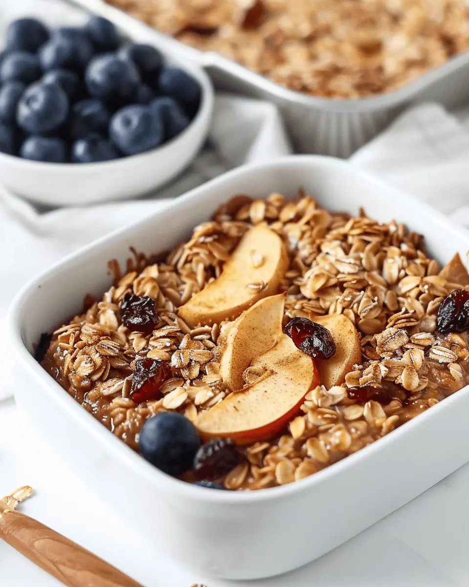 Wholesome Baked Oatmeal with Applesauce: A Cozy, Guilt-Free Delight