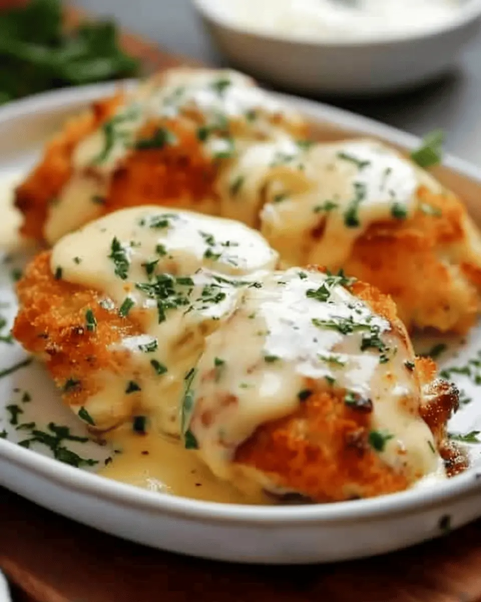 Chicken Pillows with Creamy Parmesan Sauce: A Juicy Comfort Delight