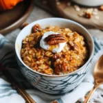 Slow Cooker Pumpkin Pie Oatmeal