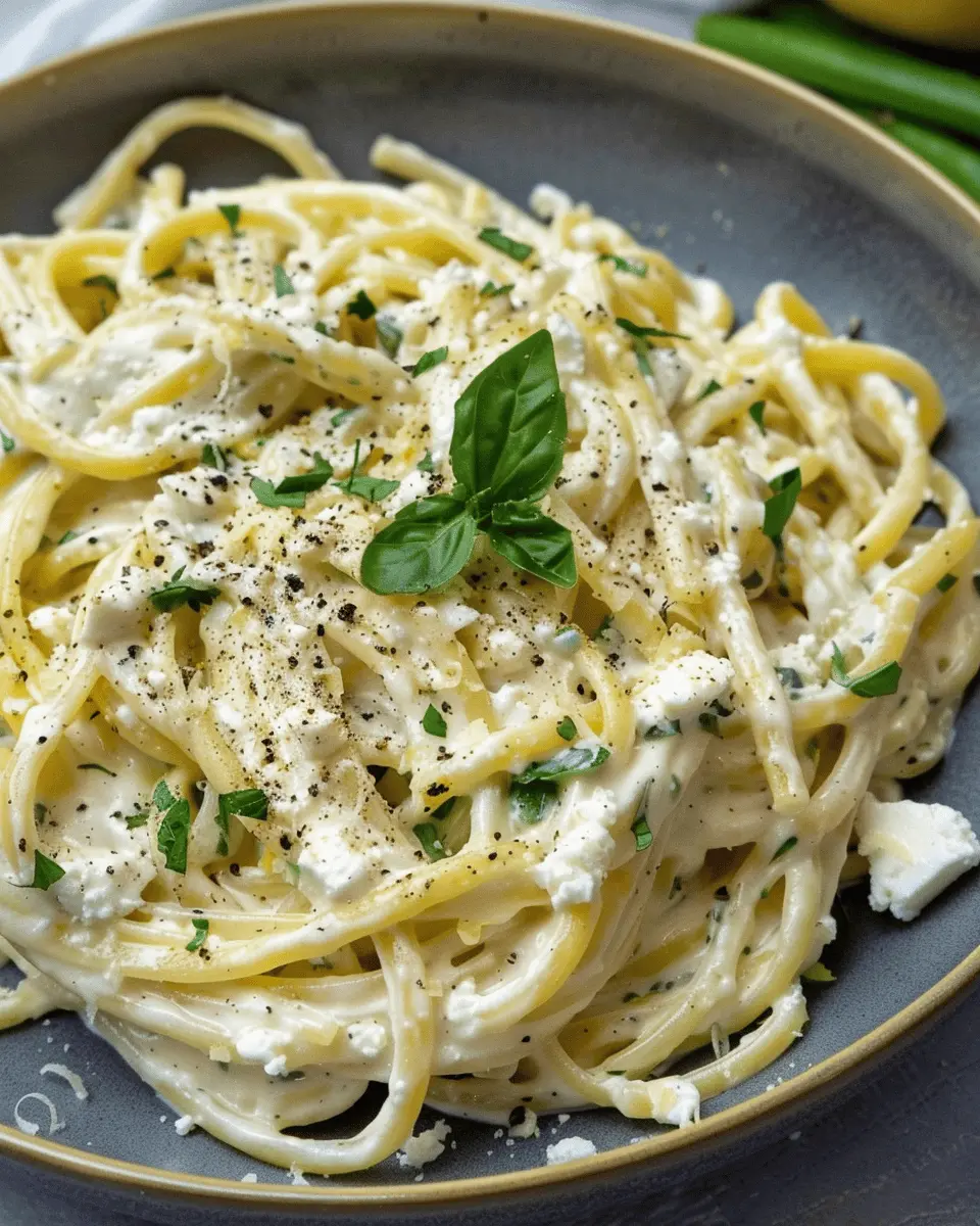 Creamy Lemon Feta Pasta: The Best Twist with Turkey Bacon