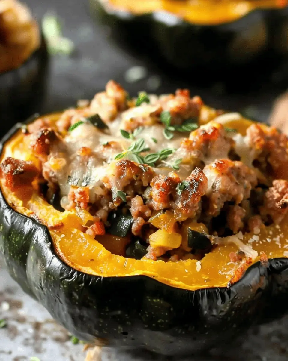 Sausage Stuffed Acorn Squash: A Savory, Easy Fall Delight