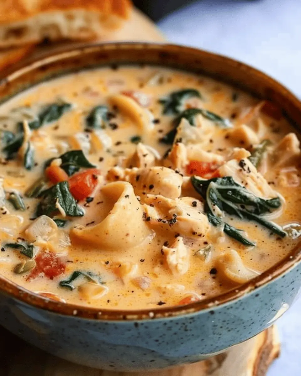 Creamy Marry Me Tuscan Chicken Soup with Turkey Bacon Delight