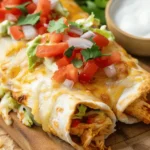 Baked Chicken Chimichanga