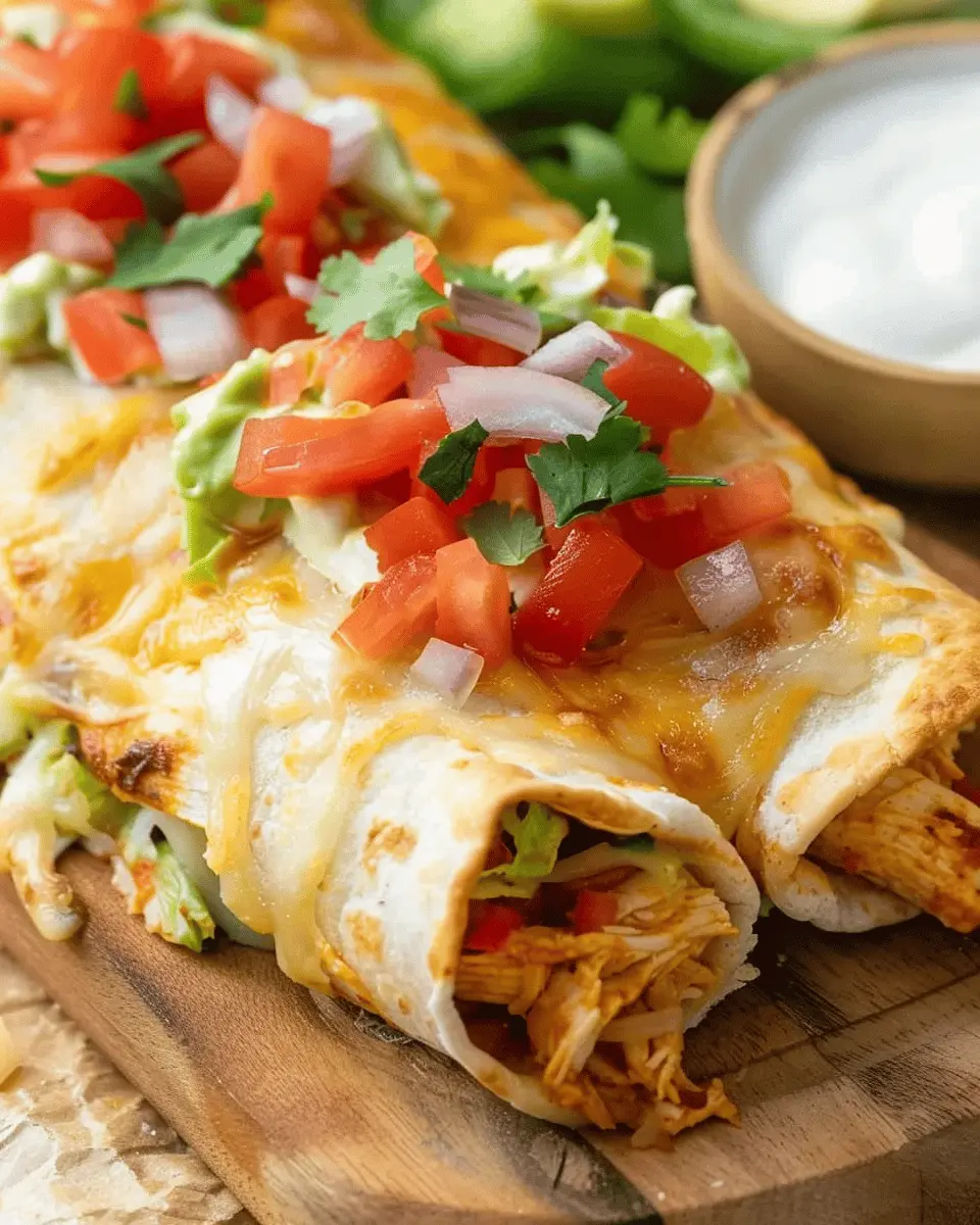 Baked Chicken Chimichanga: Indulgent Flavor for Home Chefs