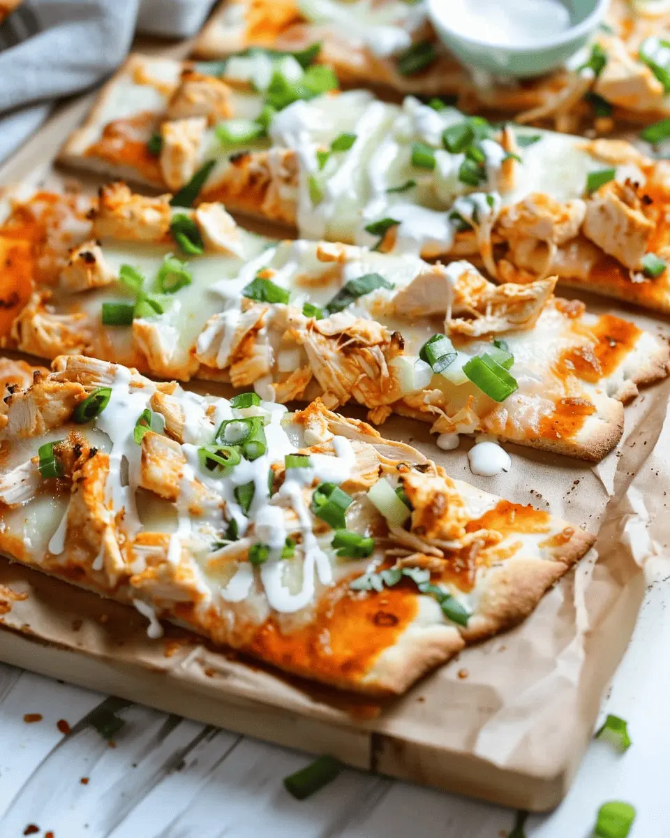 Buffalo Chicken Flatbread: Easy and Deliciously Addictive Recipe
