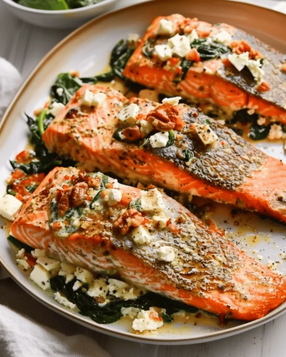 Stuffed Salmon With Spinach & Feta: A Juicy Kitchen Delight