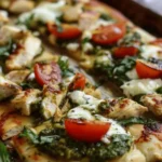 Pesto Chicken Flatbread