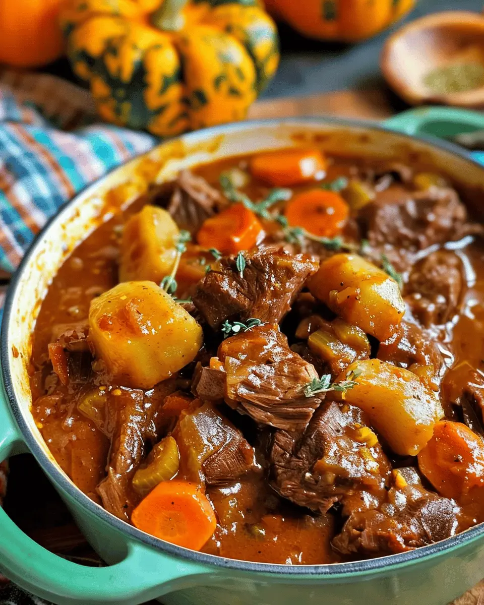 Autumn Harvest Beef Stew: Cozy Comfort Food for Chilly Nights