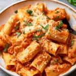 Creamy Tomato Rigatoni Pasta Recipe