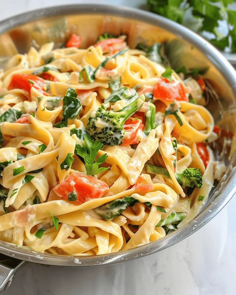 Pasta Primavera: Easy Recipe with Fresh Veggies and Turkey Bacon