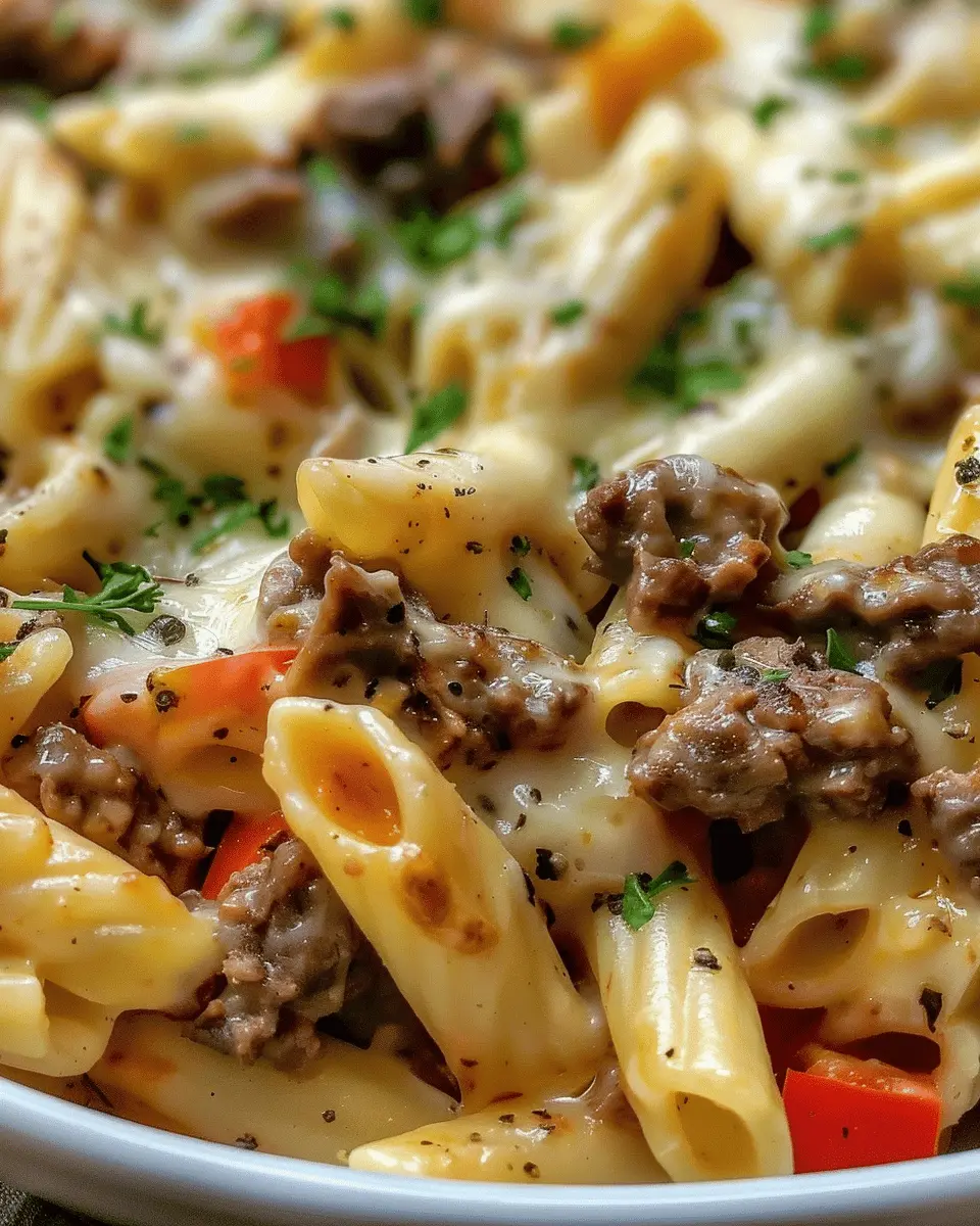 Philly Cheesesteak Pasta: Easy & Indulgent Comfort Meal