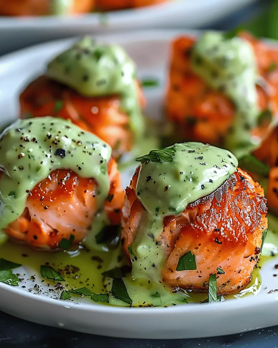 Salmon Balls with Creamy Avocado Sauce: A Healthy Delight