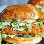 Crispy Chicken Caesar Sandwich