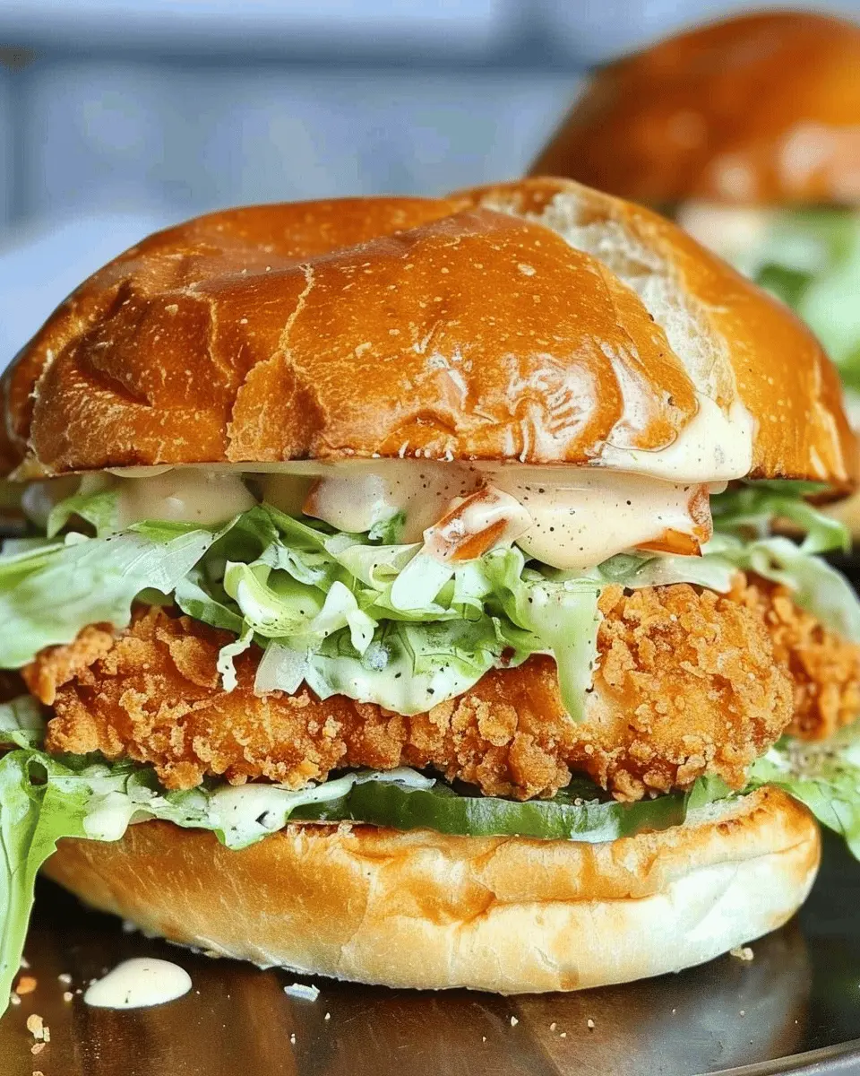 Crispy Chicken Caesar Sandwich with Turkey Bacon: Your New Favorite Lunch
