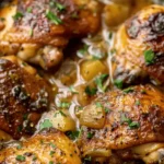 Apple Cider Braised Chicken Thigh
