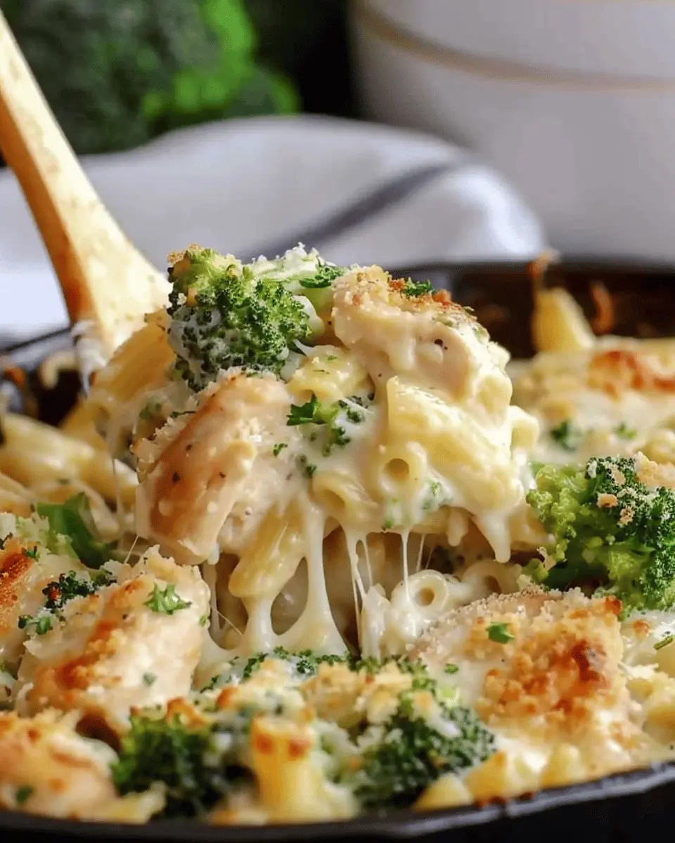 Chicken and Broccoli Alfredo Bake: Easy Comfort Food Delight