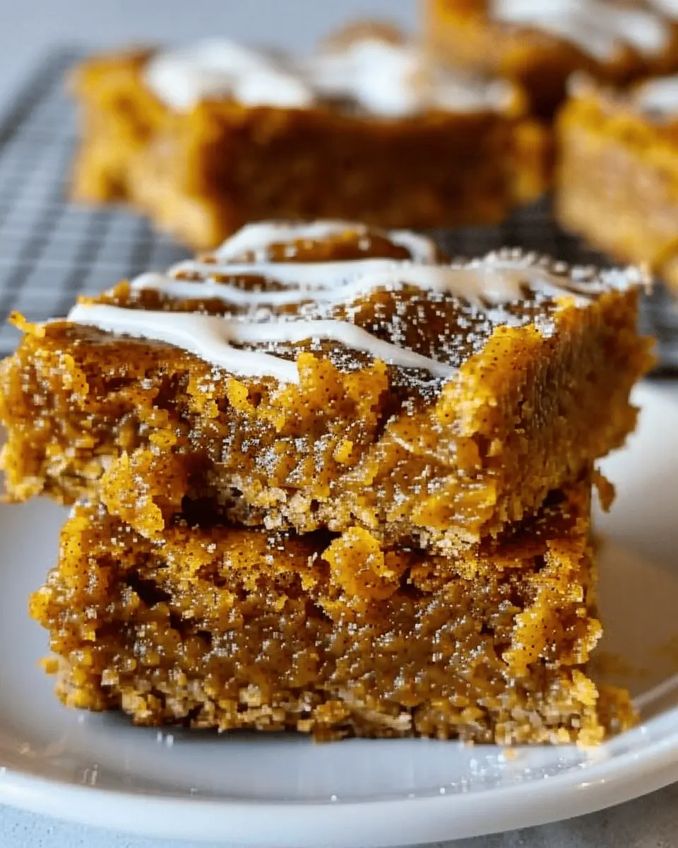35-Minute Sour Cream Pumpkin Bars: The Best Fall Treat You’ll Love