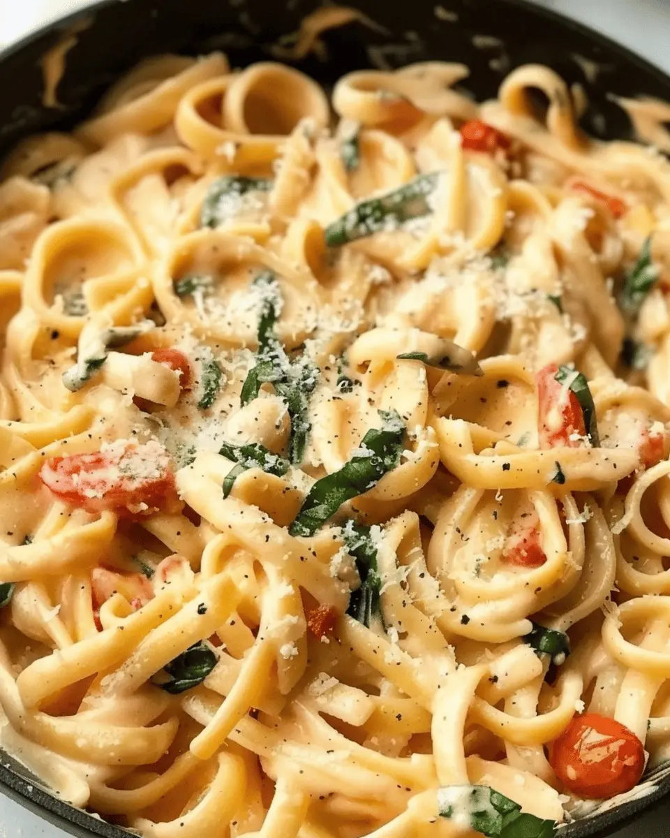 Creamy Tomato Basil Pasta with Turkey Bacon: Easy and Delicious