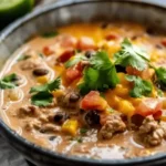 High Protein Creamy Taco Soup
