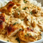 Creamy Smothered Chicken and Rice