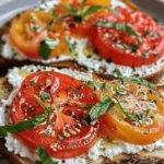 Tomato and Cottage Cheese Toast