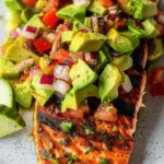 Grilled Salmon with Avocado Salsa