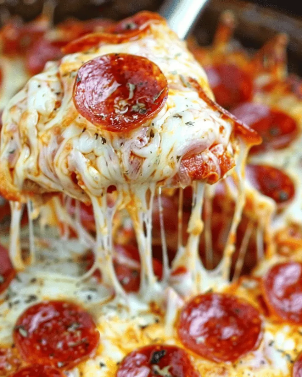 Pizza dip: Indulgent Turkey Bacon and Chicken Ham Delight