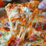 Hot Pizza Dip Recipe with Cream Cheese