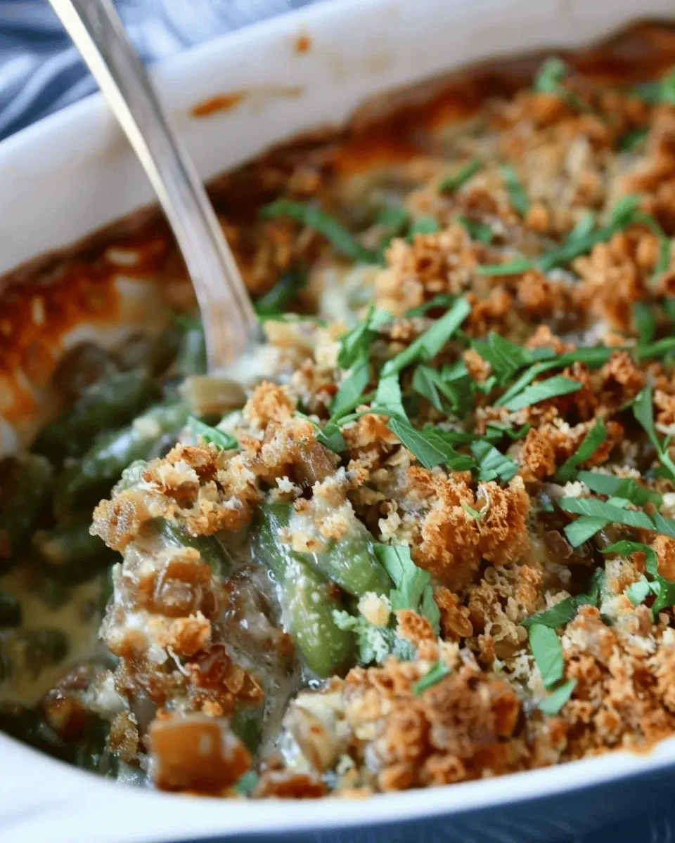 Keto Green Bean Casserole with Turkey Bacon: Your Best Comfort Food