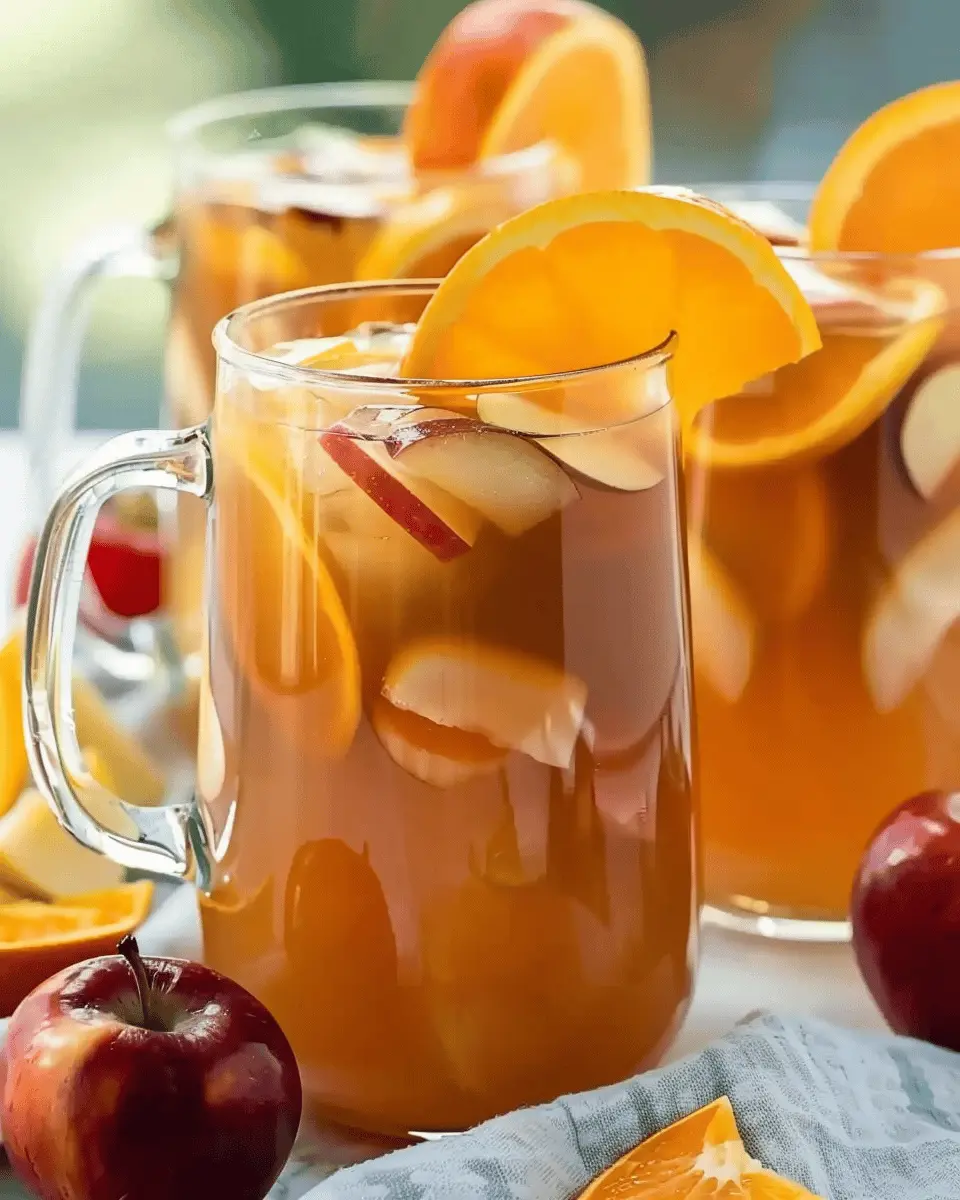 Sweet Tea Harvest Punch: The Best Refreshing Fall Beverage