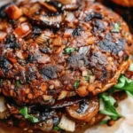 Mushroom Veggie Burger