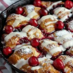 Cast Iron Skillet Cherry Danish Recipe