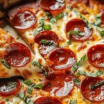 Hot Honey & Basil Pepperoni Pizza Dip