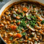 Vegan Lentil Mushroom Stew