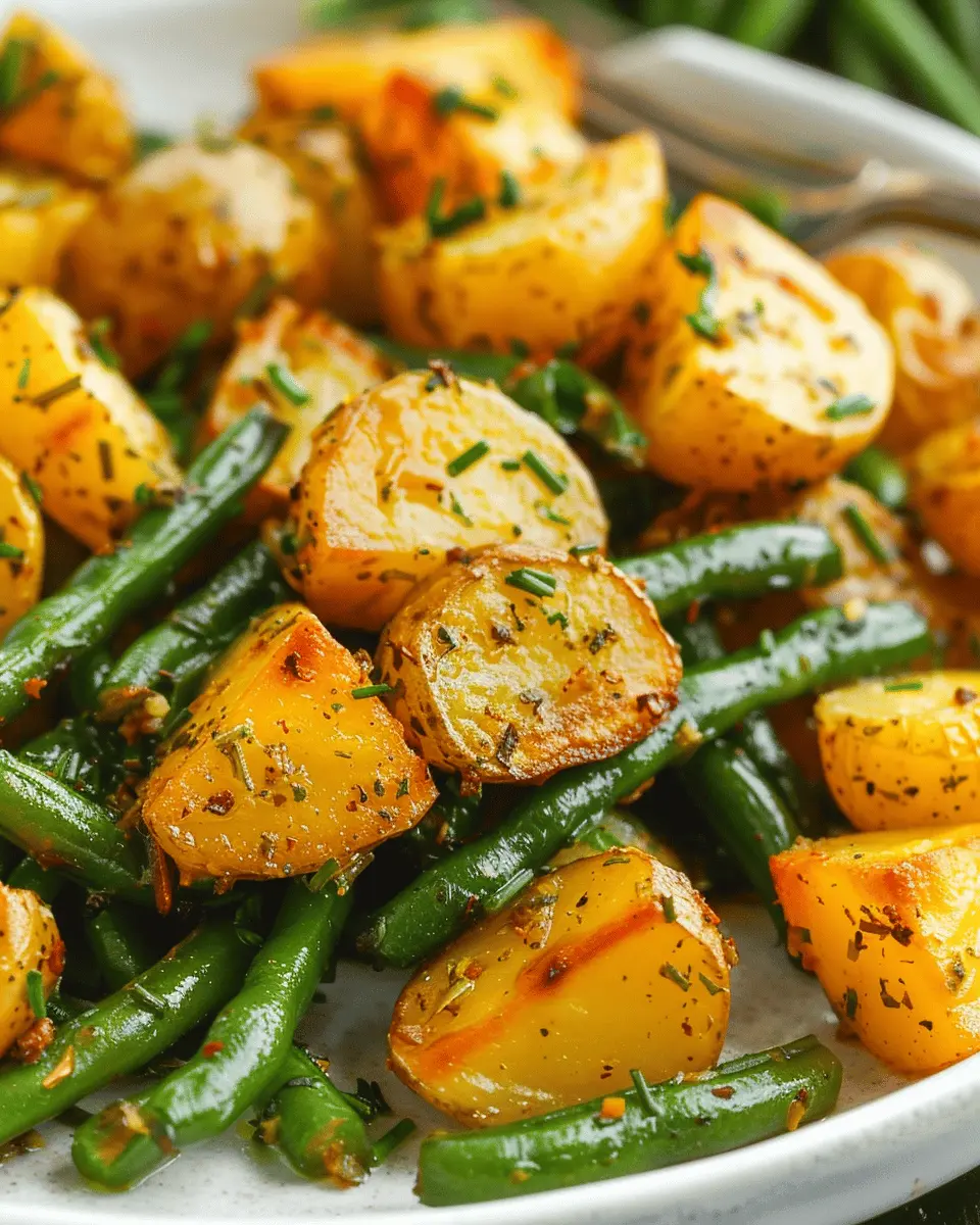 Potatoes and Green Beans: Easy Comfort Food with Turkey Bacon