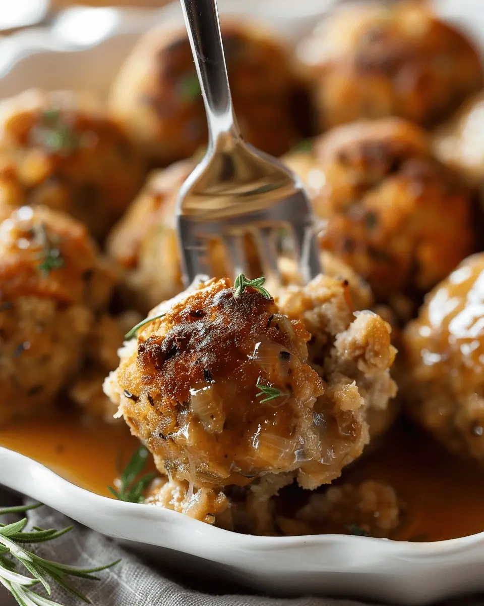 Thanksgiving Stuffing Balls: The Best Turkey Bacon Delight
