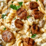 Cajun Smoked Sausage Alfredo Pasta Recipe