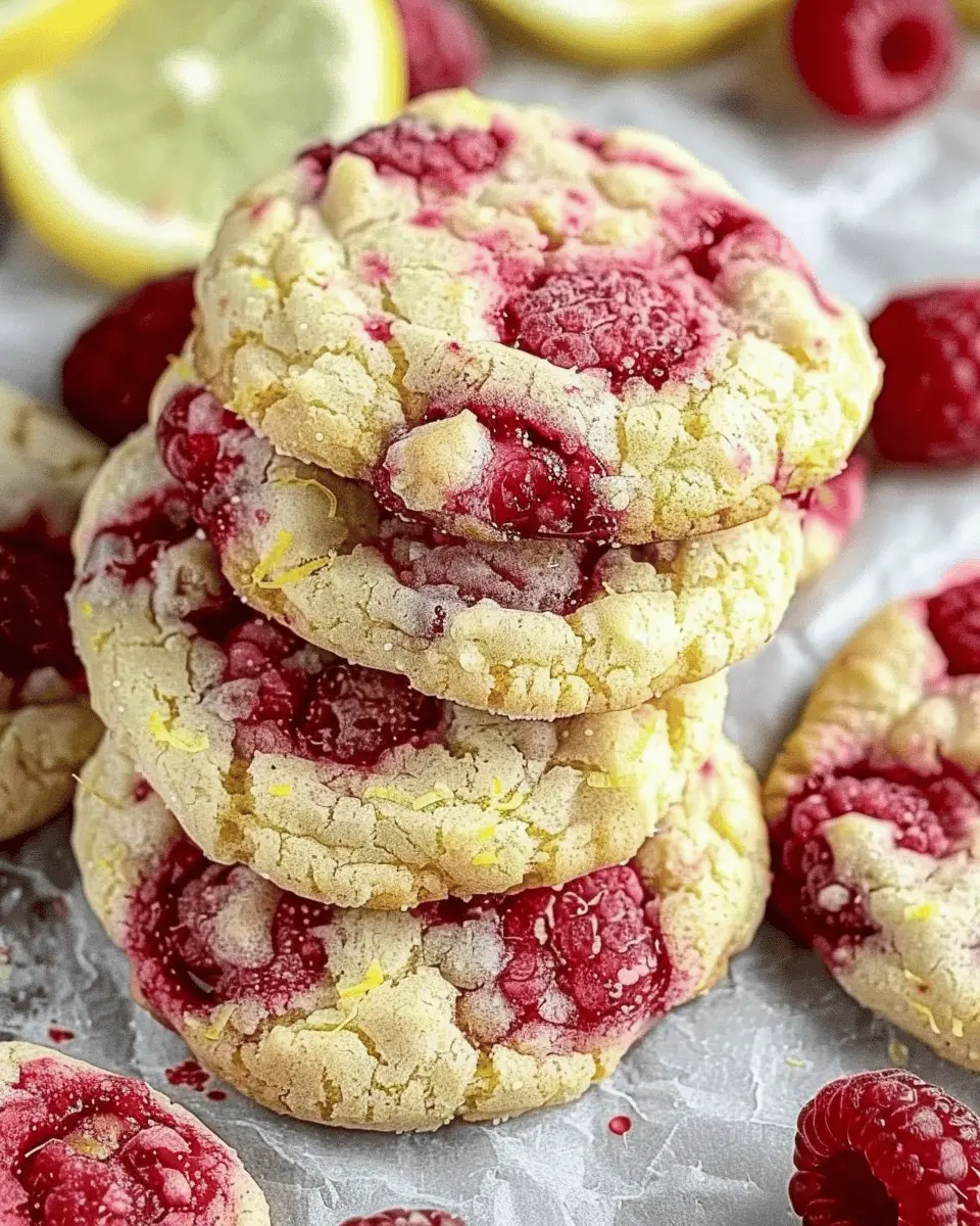 Lemon Raspberry Cookies: Easy, Refreshing Treats for Everyone
