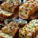 Savory Quick Bread With Cheese And Olives
