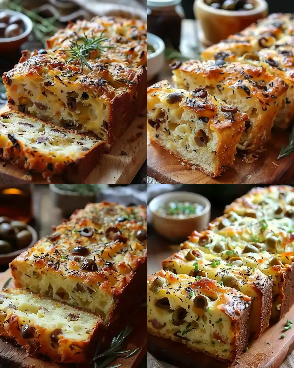 Savory Quick Bread with Cheese and Olives: A Delightful Treat