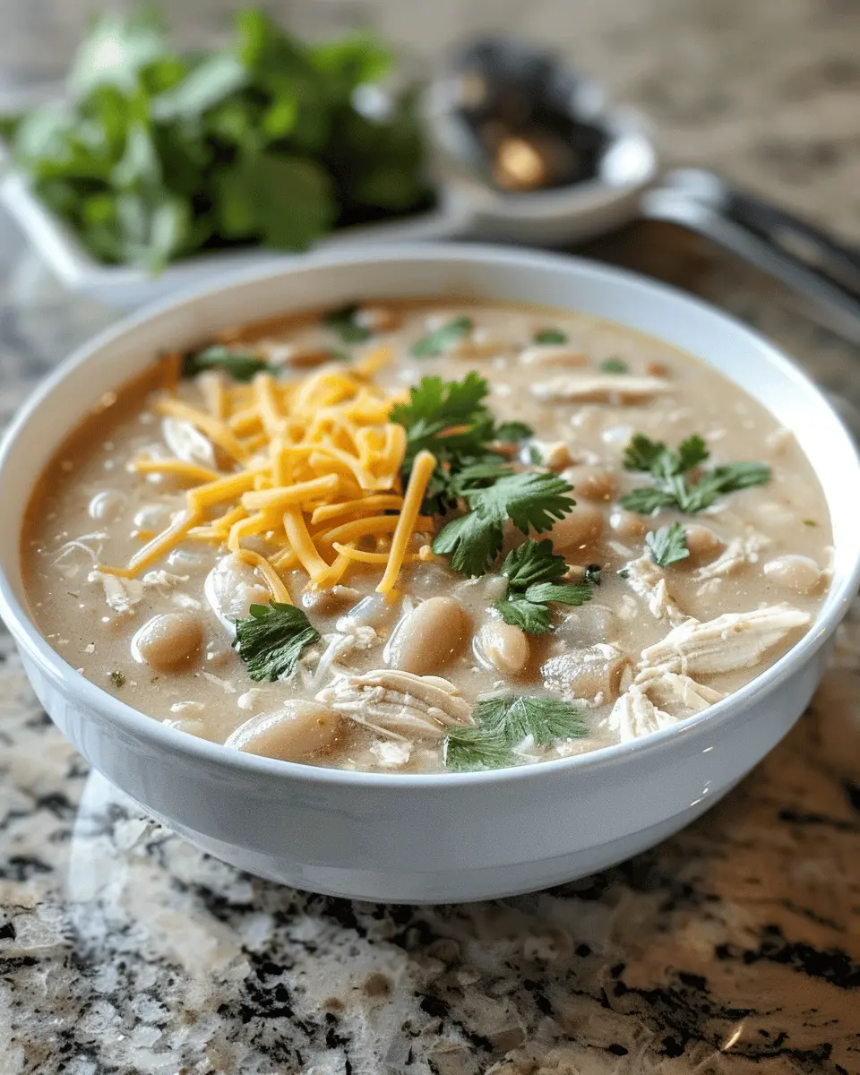 Keto White Chicken Chili: Easy Comfort with Turkey Bacon Delight