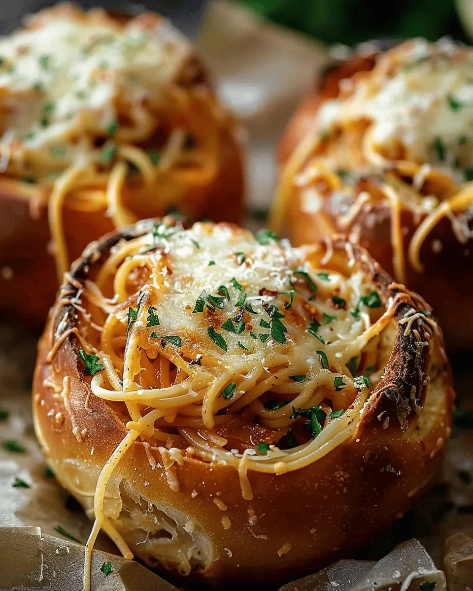 Spaghetti Garlic Bread Bowls: Deliciously Indulgent Comfort Food