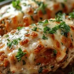 Garlic Parmesan Chicken Meatloaf