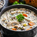 Creamy Crockpot Chicken Wild Rice Soup