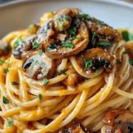 Pumpkin & Mushroom Spaghetti